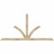 Ekena Millwork Richland Rough Sawn Timber Gable Bracket, Douglas Fir, 96"W x 48"H x 2"D x 4"F, 12/12 Pitch GBW096X48X0204RIC00RDF - alternate 1
